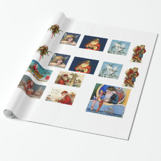 Papel De Regalo ¡NUEVO! Envoltura tradicional de Navidad para proy