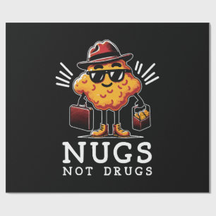 Papel De Regalo Nuggets Crujientes No Drogas