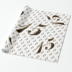 Papel De Regalo Número 15 Chicas Quinceañera Boda de cumpleaños