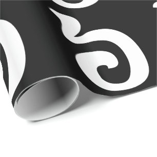 Papel De Regalo Número Camboyano 6 / Seis / ៦ (Pram Muəj) Jemer