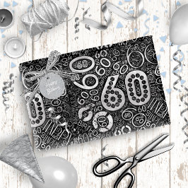 Papel De Regalo Número de cumpleaños Nube de Word Sesenta D ID270