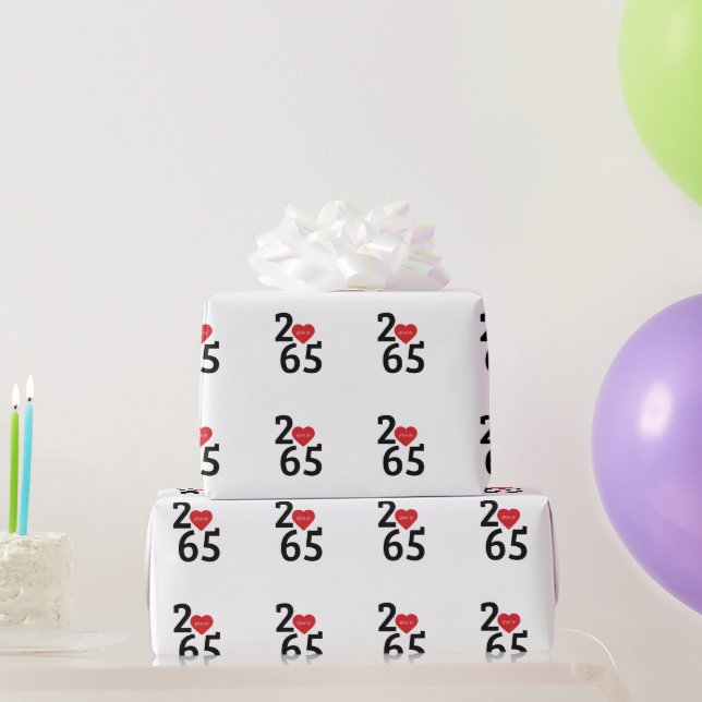 Papel De Regalo Número de Habitación 256 (Regalos de fiesta)