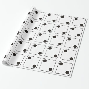 Papel De Regalo Números DICE de pips 2 + su backgr.