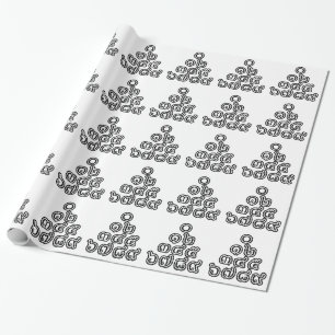 Papel De Regalo Números tailandeses Pirámide ♦ Guión en tailandés