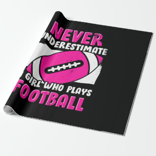 Papel De Regalo Nunca Subestimes A Un Chica Que Juega Fútbol