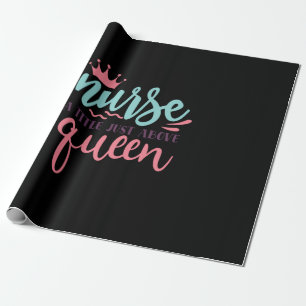 Papel De Regalo Nurse Gift   Enfermera Un Título Justo Por Encima 