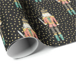 Papel De Regalo Nutcracker Vintage Christmas<br><div class="desc">El Papel de relleno para los cazadores de nueces es el ajuste de regalo de vacaciones perfecto para todo aquel que ame el ballet y la danza. El papel de envoltura Nutcracker es un elegante envolver de regalo para Navidades perfecto para Navidades envolviendo papel y todo su envolvimiento de regalo...</div>