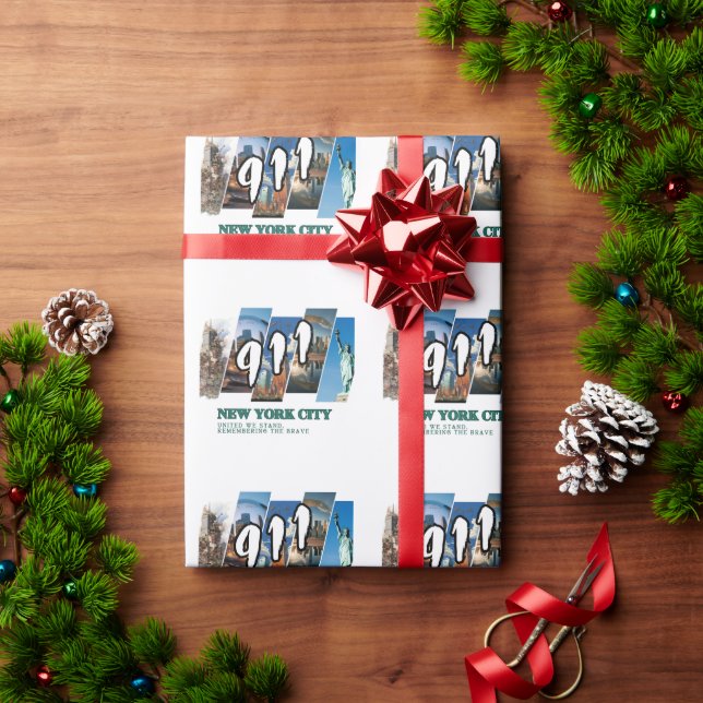 PAPEL DE REGALO NYC 911 (Regalo de vacaciones)