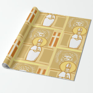 Papel De Regalo Obispo católico Eucaristía Fe cristiana