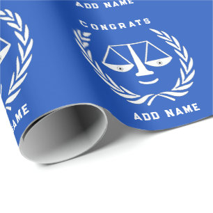 Papel De Regalo obsequio exclusivo para estudiantes de derecho