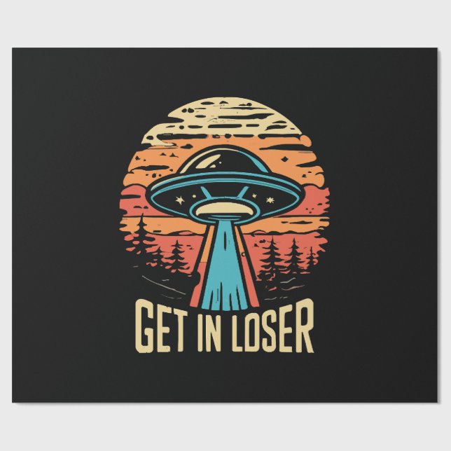 Papel De Regalo Obtener perdedor (Superficie plana)