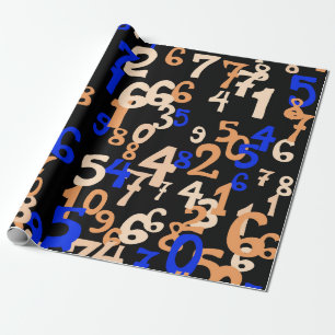 Papel De Regalo Obteniendo números de fondo abstracto. Resumen de 