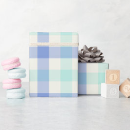 Papel De Regalo Ocean Gingham - Wrapping Paper