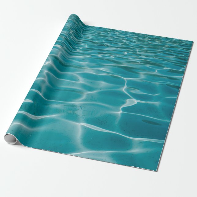 Papel De Regalo Océano azul (Desenrollado)