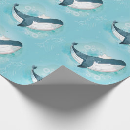 Papel De Regalo Océano ballena