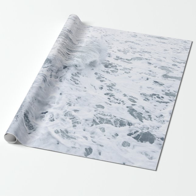PAPEL DE REGALO OCÉANO CON OLA (Desenrollado)