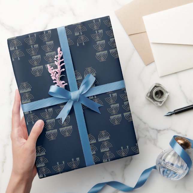 Papel De Regalo Ocho Noches de Janucá (Regalar)