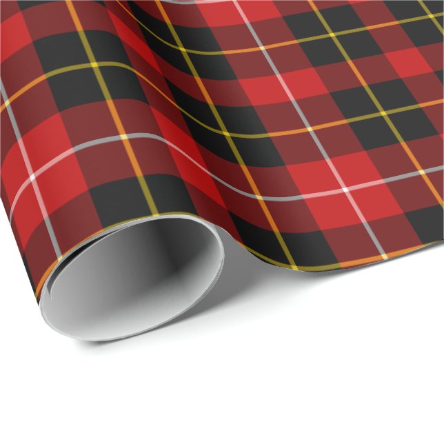 Papel De Regalo O'Connell Clan Tartán Patrón de Placas Irlandés (Esquina del rollo)