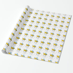 Papel De Regalo Ocupado como abeja