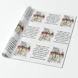 Papel De Regalo Oficiales de la Milicia Shire, Jane Austen
