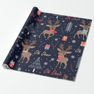 Papel De Regalo Oh Deer Cuties (gran escala)