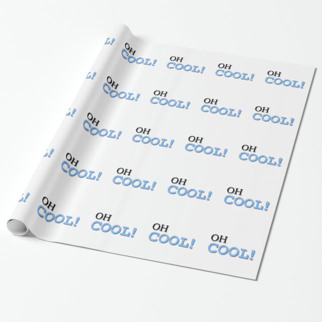 Papel De Regalo Oh Guay Text (Desenrollado)
