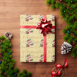 Papel De Regalo ¡Oh Navidades Tea!