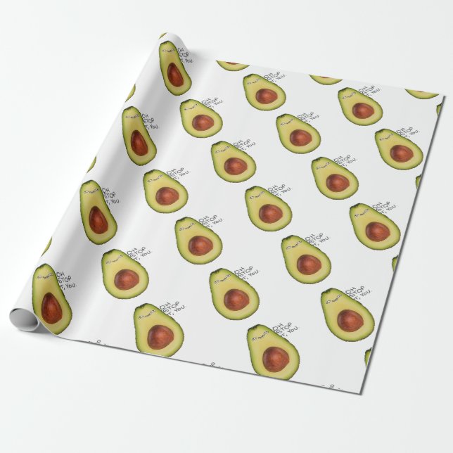 Papel De Regalo Oh parada él usted - aguacate de Meme (Desenrollado)