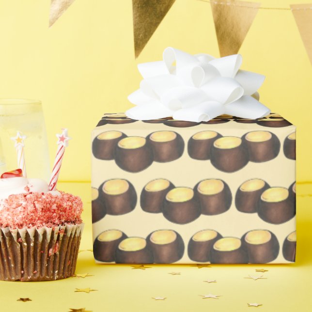 Papel De Regalo Ohio OH Peanut Butter Buckeye Buck Oye Nut Candy (Fiesta de cumpleaños )