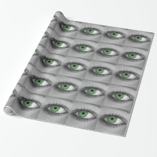 Papel De Regalo Ojo verde