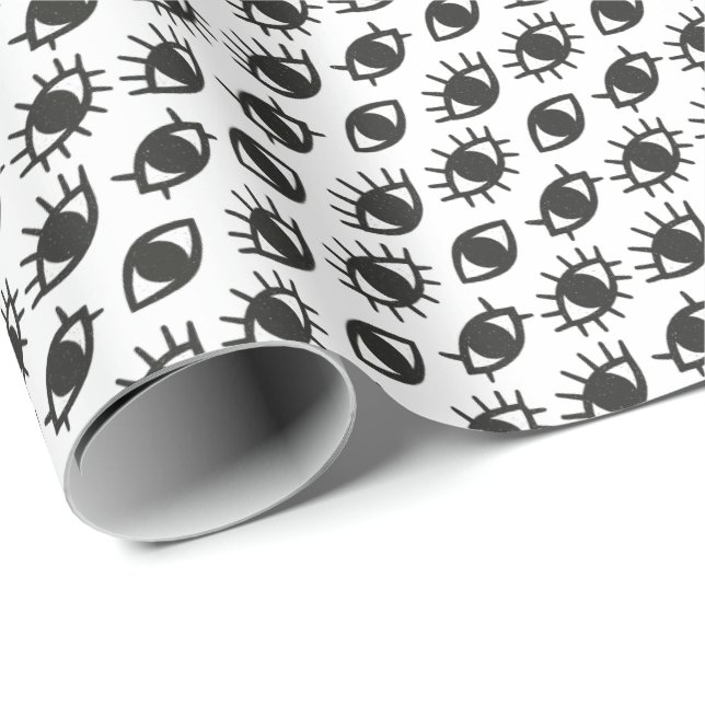 Papel De Regalo Ojos (Esquina del rollo)