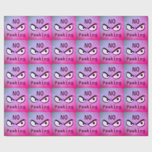Papel De Regalo Ojos atemorizantes, divertidos, sin miramientos