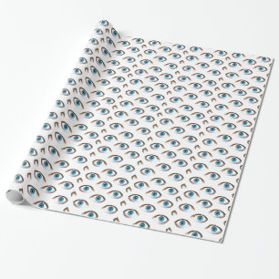 Papel De Regalo ojos azules