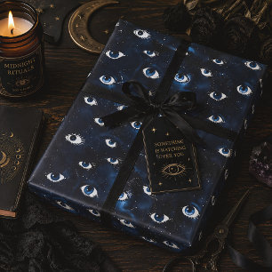 Papel De Regalo Ojos Celestiales Góticos Ocultos que Todo lo Ven