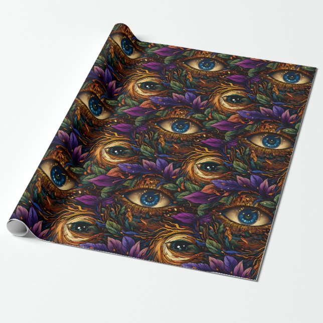 Papel De Regalo Ojos del bosque (Desenrollado)