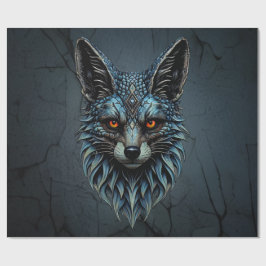 Papel De Regalo Ojos naranjas, piel fresca: El zorro deslumbrante.