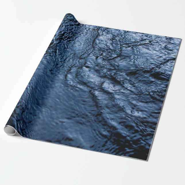 Papel De Regalo Ola de agua (Desenrollado)