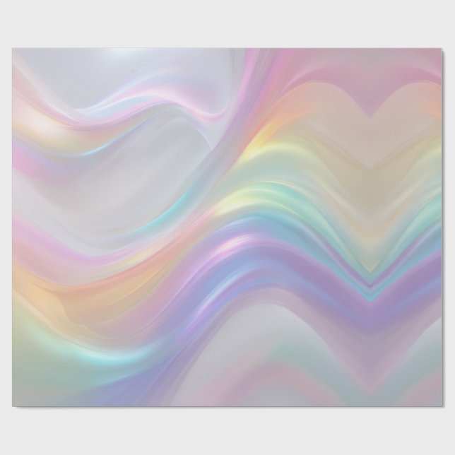 Papel De Regalo Olas de Luz (Superficie plana)