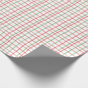 Papel De Regalo Olas de navidades de rojos y verdes