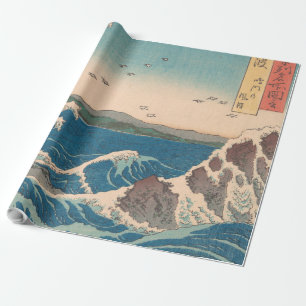 Papel De Regalo Olas japonesas de arte de Naruto Whirlpool