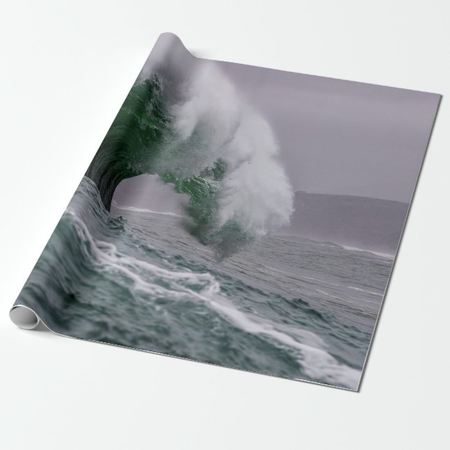 PAPEL DE REGALO OLAS MARINAS (Desenrollado)