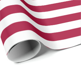 Papel De Regalo Old Glory Franja Roja (escala media 1”)