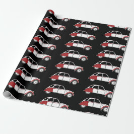 Papel De Regalo Oldtimer 2CV Dolly Rot