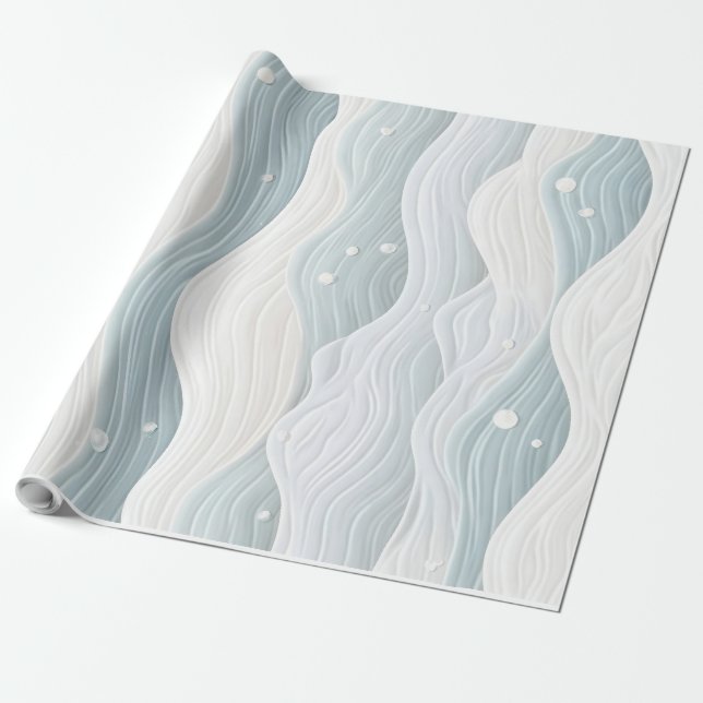 Papel De Regalo Oleada en acción (Desenrollado)