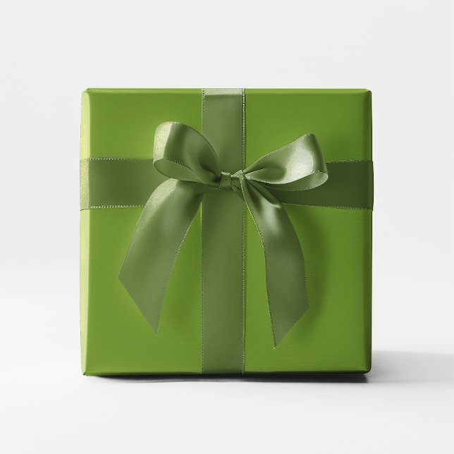 Papel De Regalo Oliva oscuro (Olive Green Wrapping Paper)