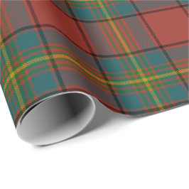Papel De Regalo Oliver Clan Red Tartan