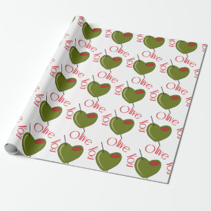 Papel De Regalo Olivos
