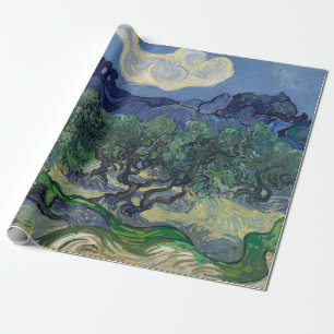 Papel De Regalo Olivos con Alpilles por Vincent van Gogh