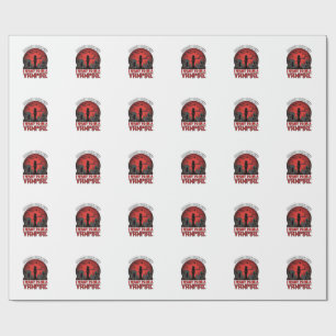 Papel De Regalo Olvidar princesa quiere ser vampiro Halloween_1