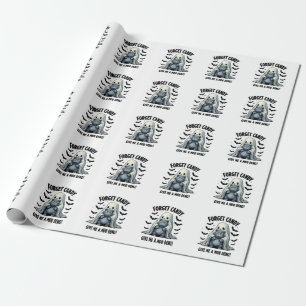 Papel De Regalo Olvídate de Candy Dame Moo Deng Fantasma Halloween